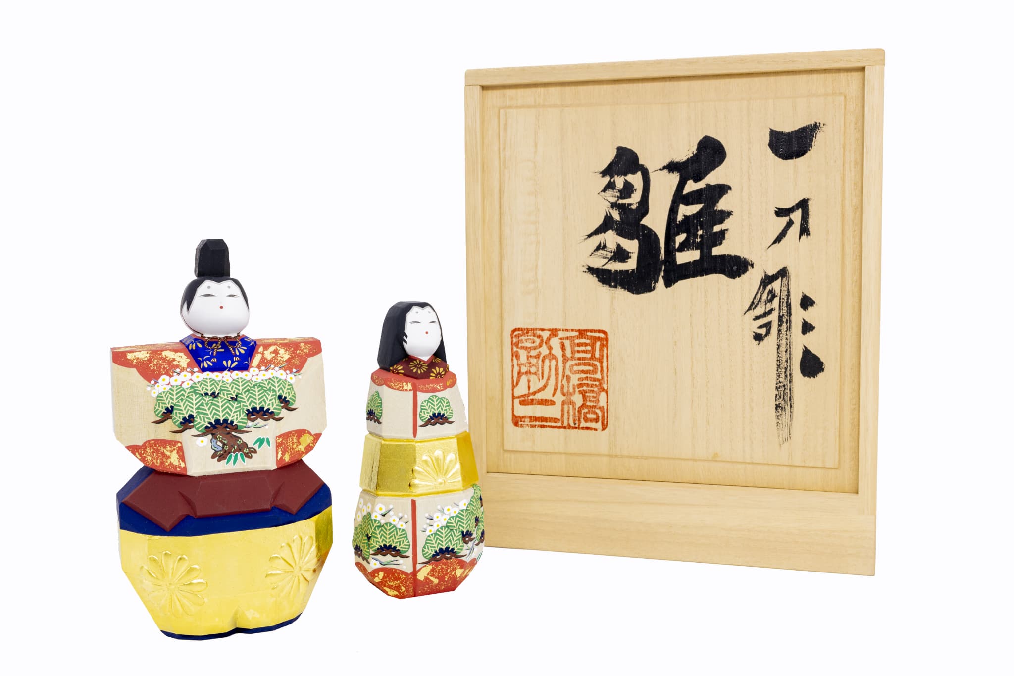 一刀彫高橋勇二 - 奈良一刀彫、奈良県桜井市の伝統工芸のひな人形・五 